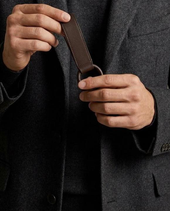 Men's Leather Key Fob