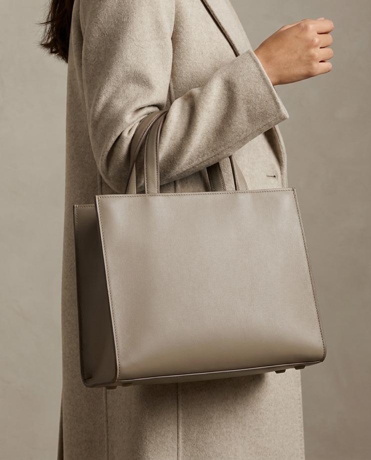 Structured Top-Handle Tote