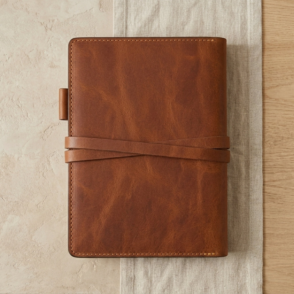 Leather A5 Journal Cover