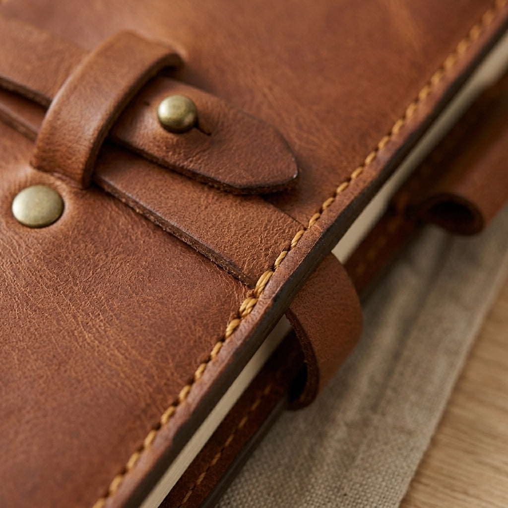 Leather A5 Journal Cover