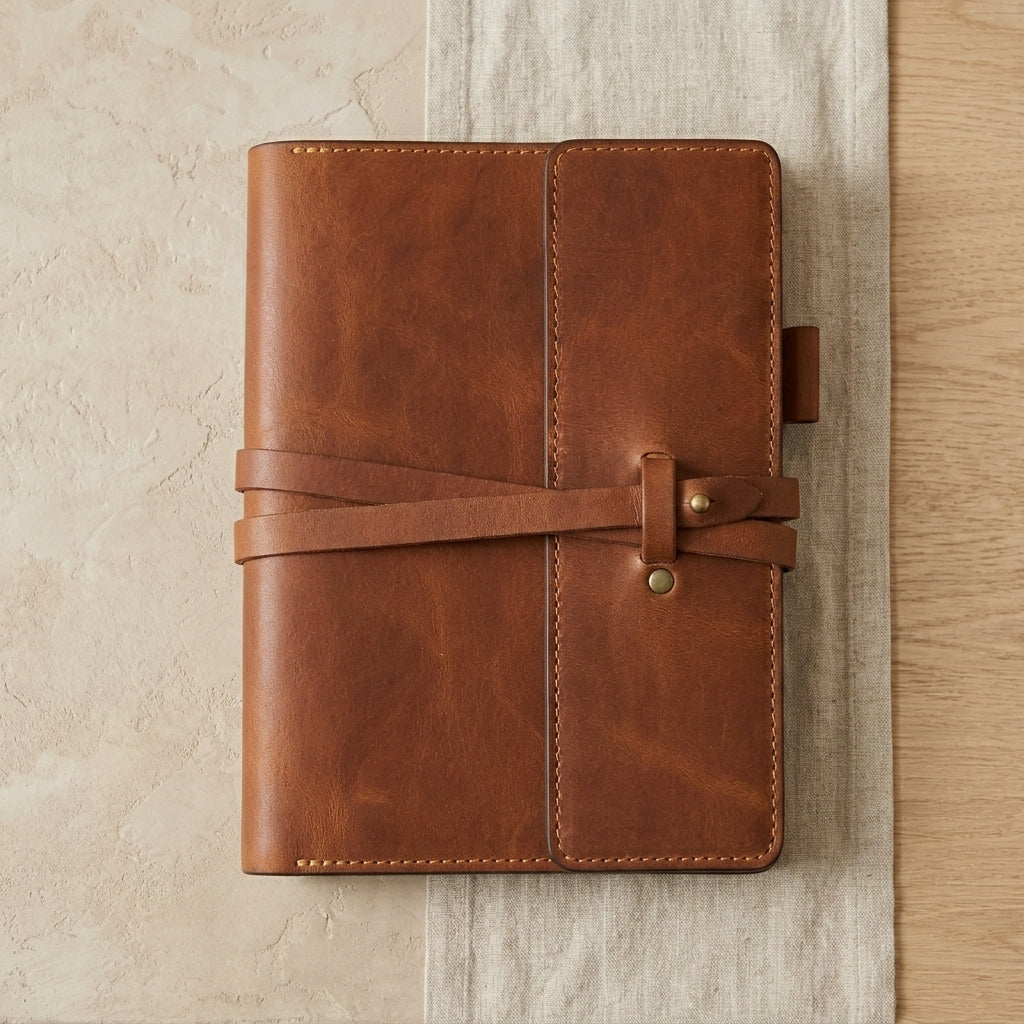 Leather A5 Journal Cover