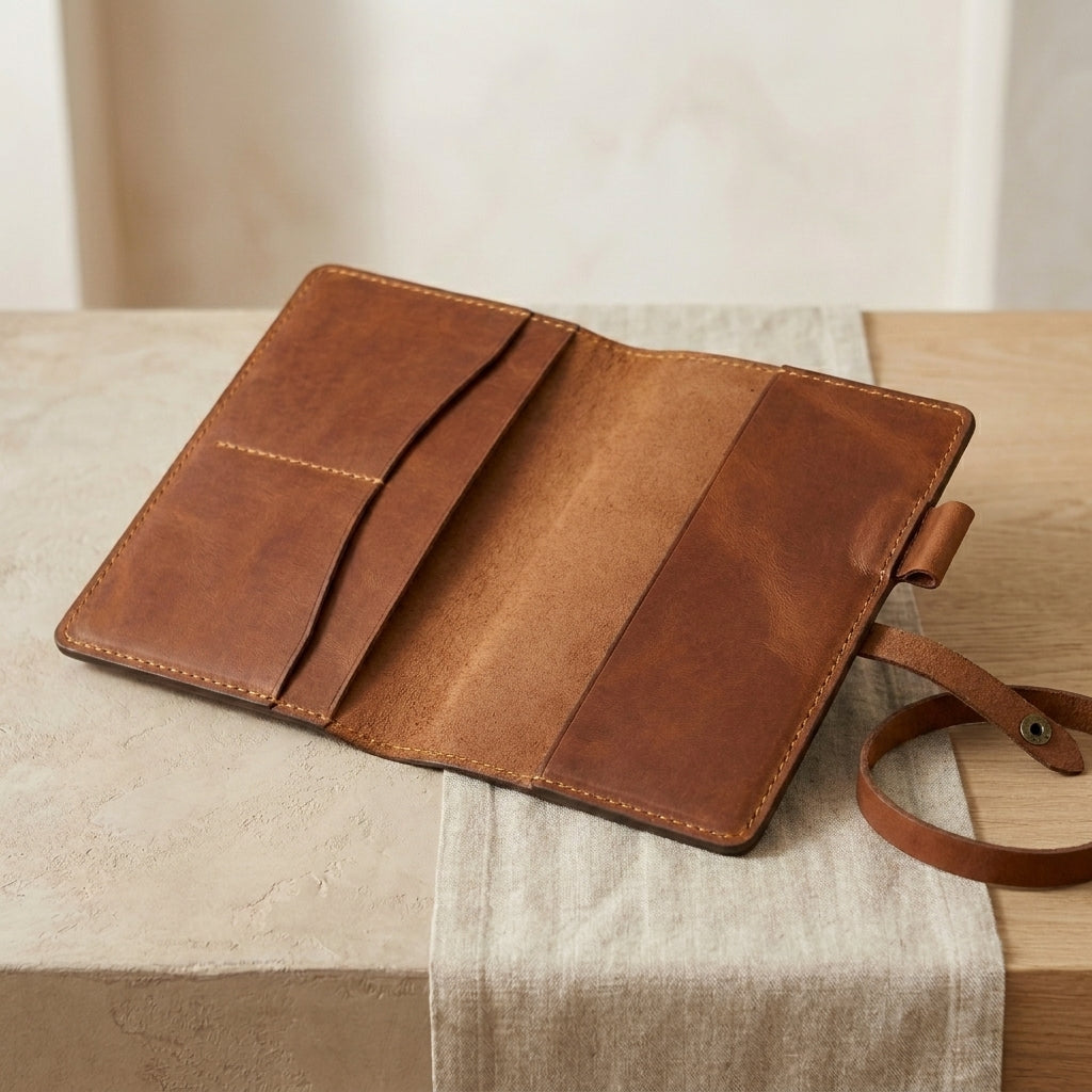 Leather A5 Journal Cover