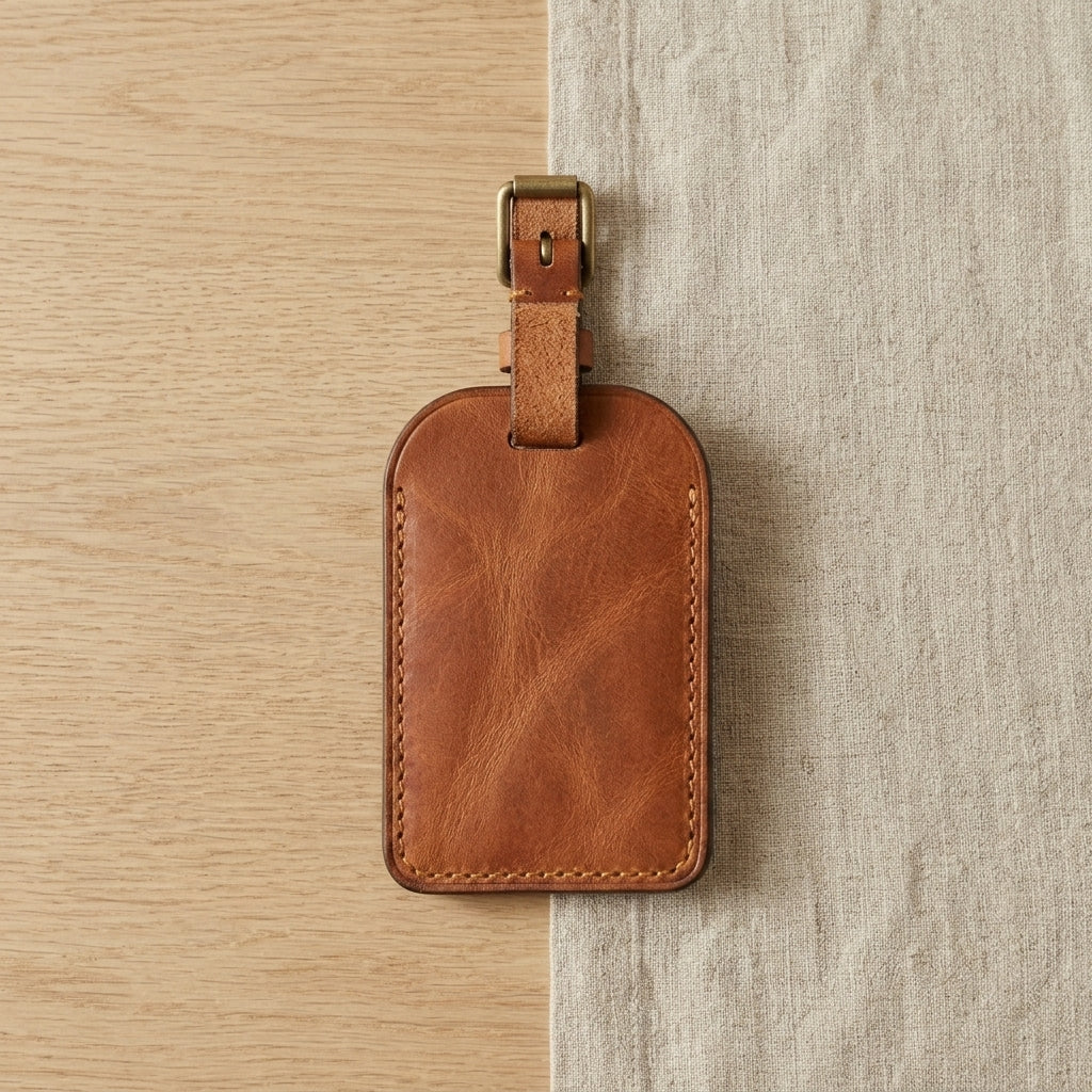 Leather Luggage Tag