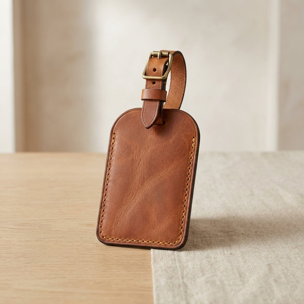 Leather Luggage Tag