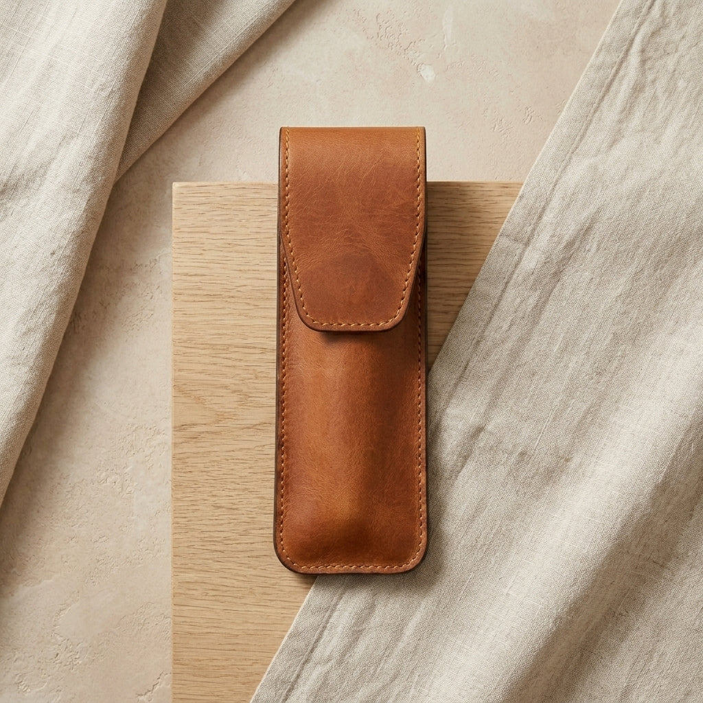 Leather Pen Sleeve