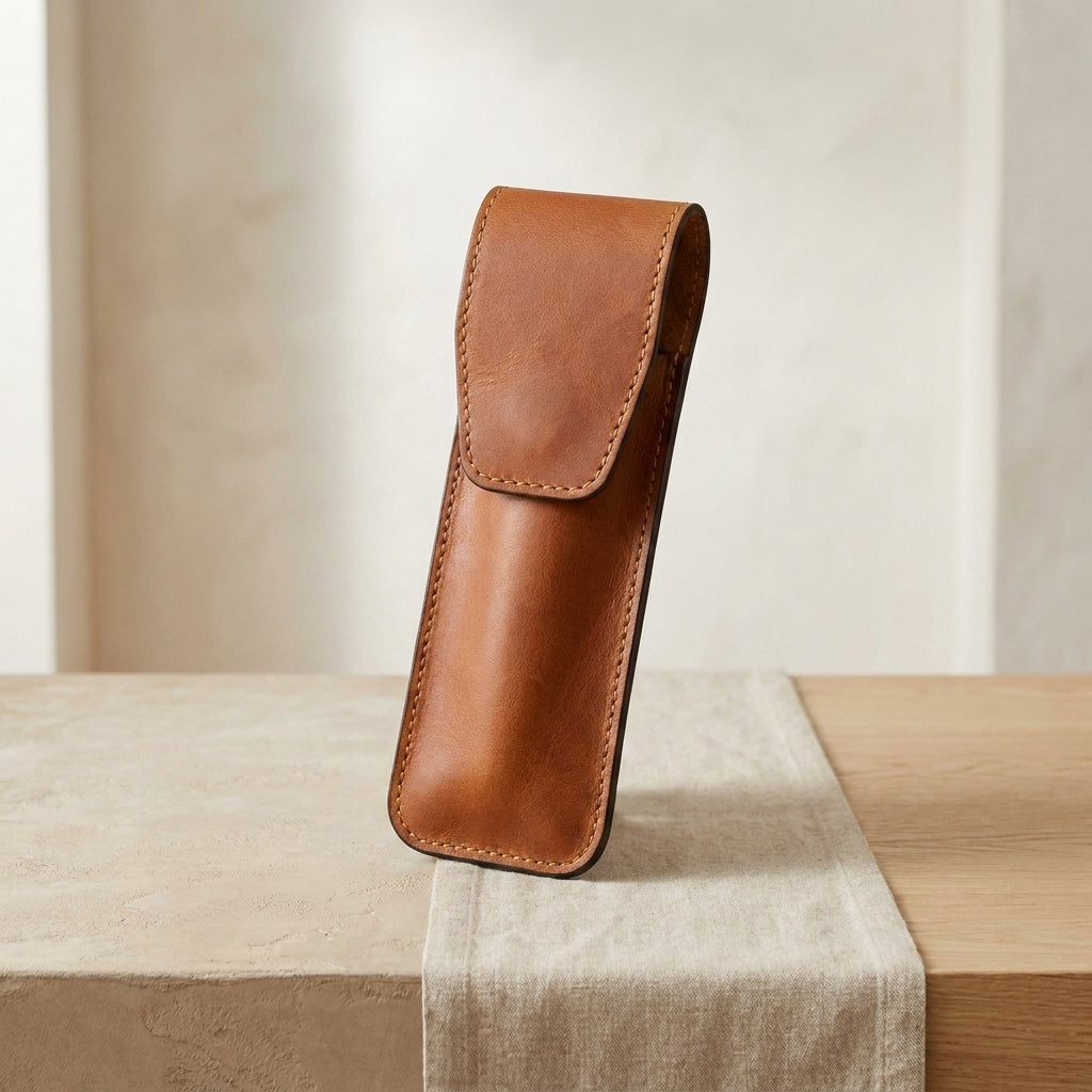 Leather Pen Sleeve
