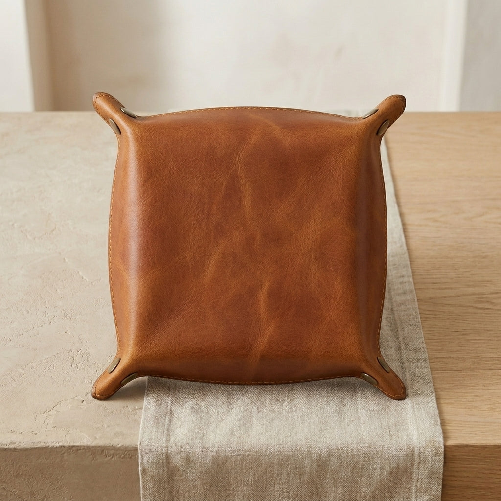 Leather Valet Tray