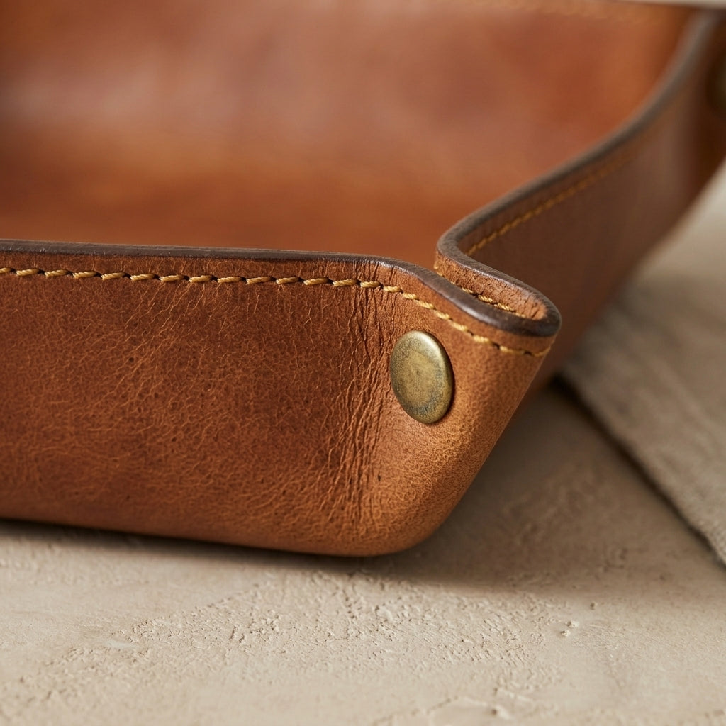 Leather Valet Tray
