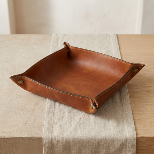 Leather Valet Tray