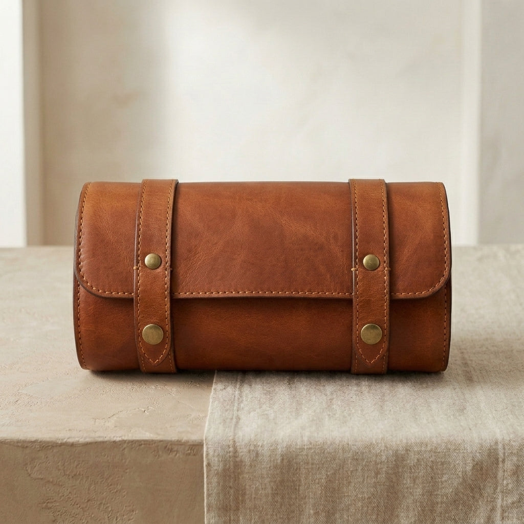 Leather Watch Roll