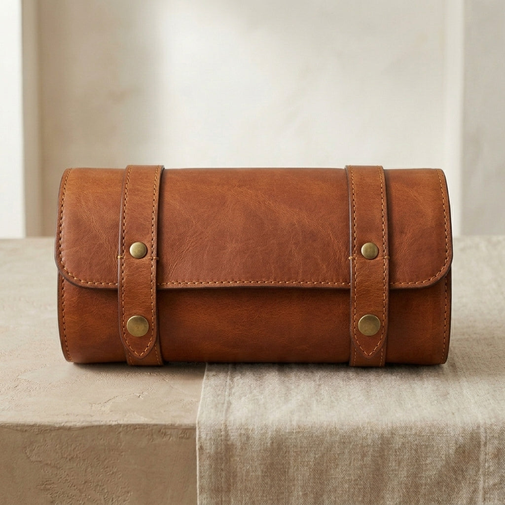 Leather Watch Roll
