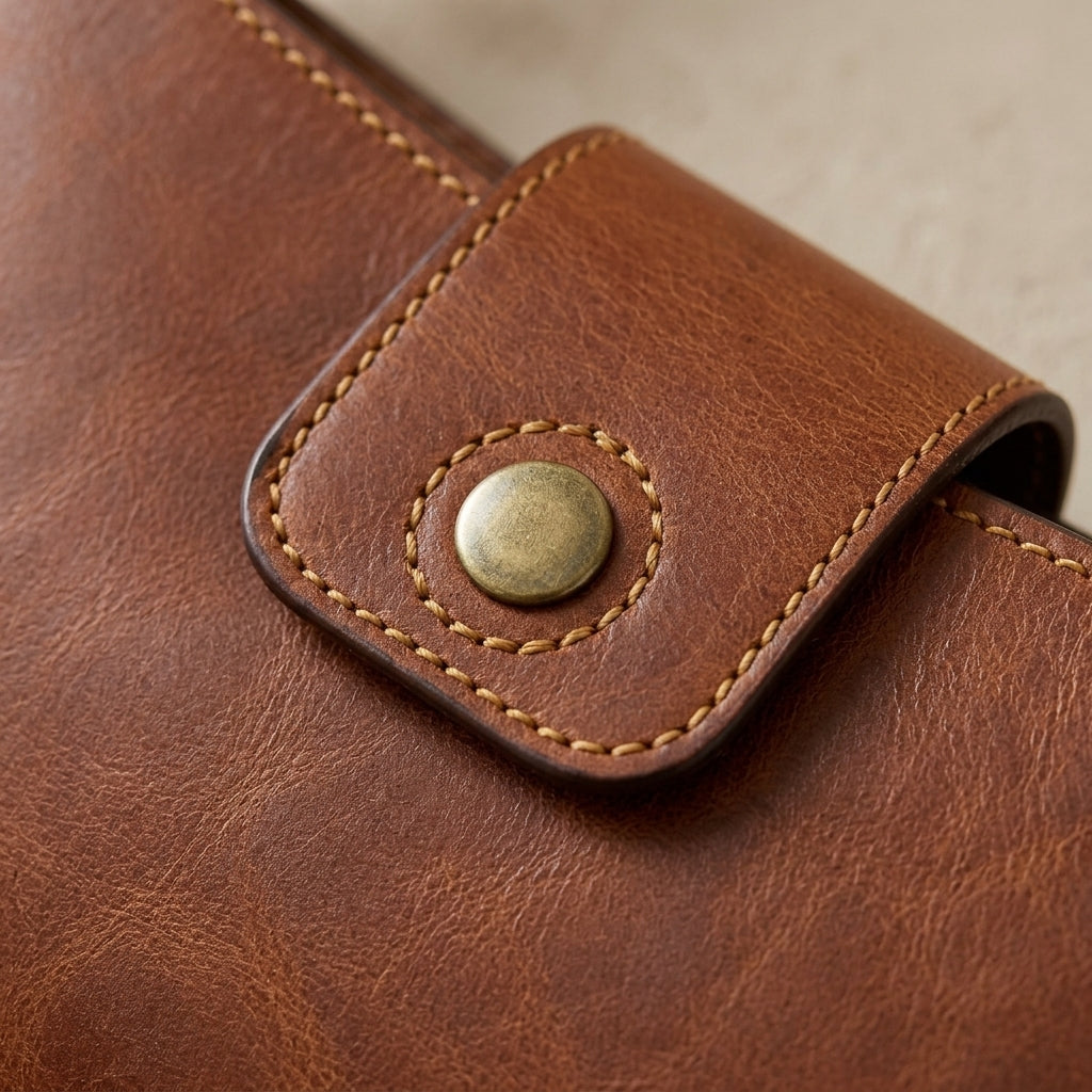 Leather Baguette Shoulder Bag