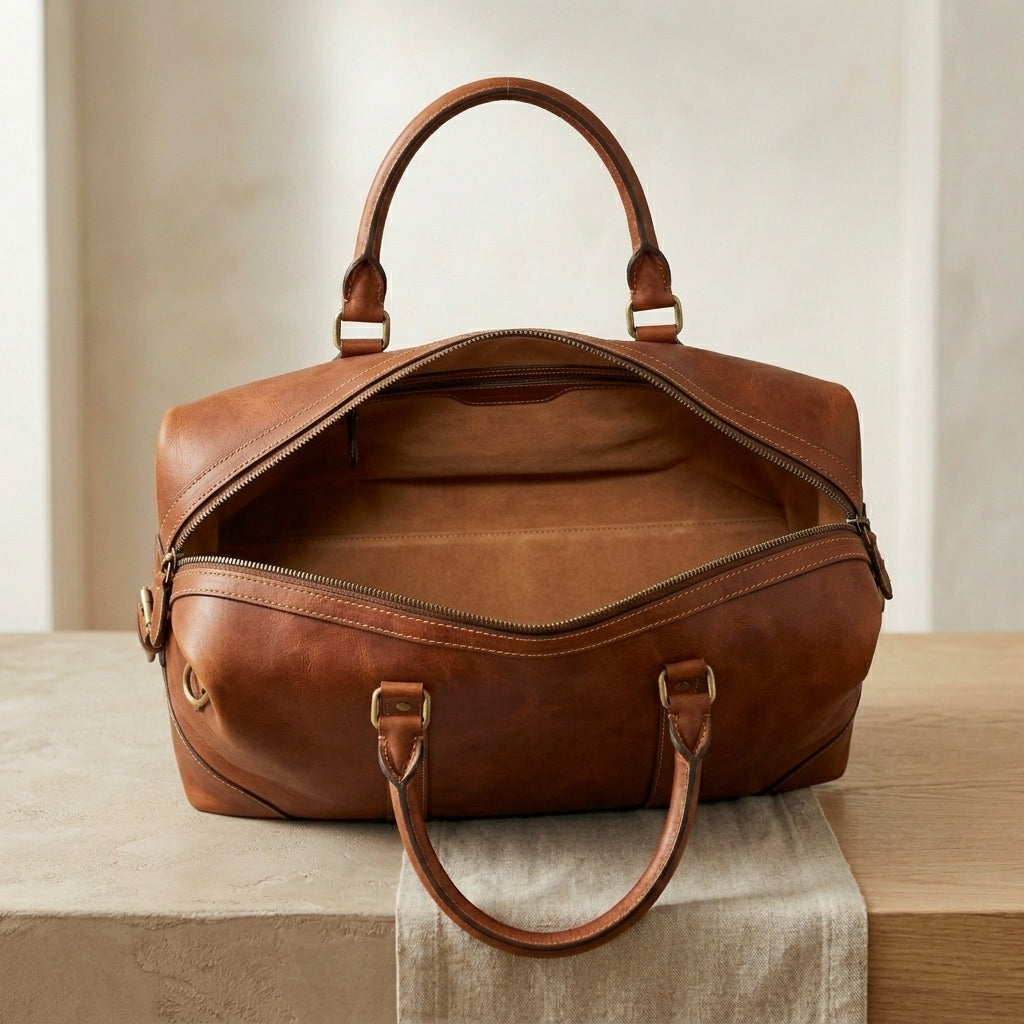 Leather Cabin Duffel