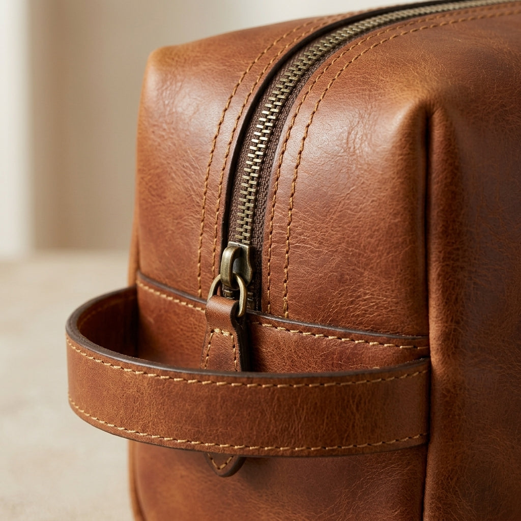 Leather Dopp Kit