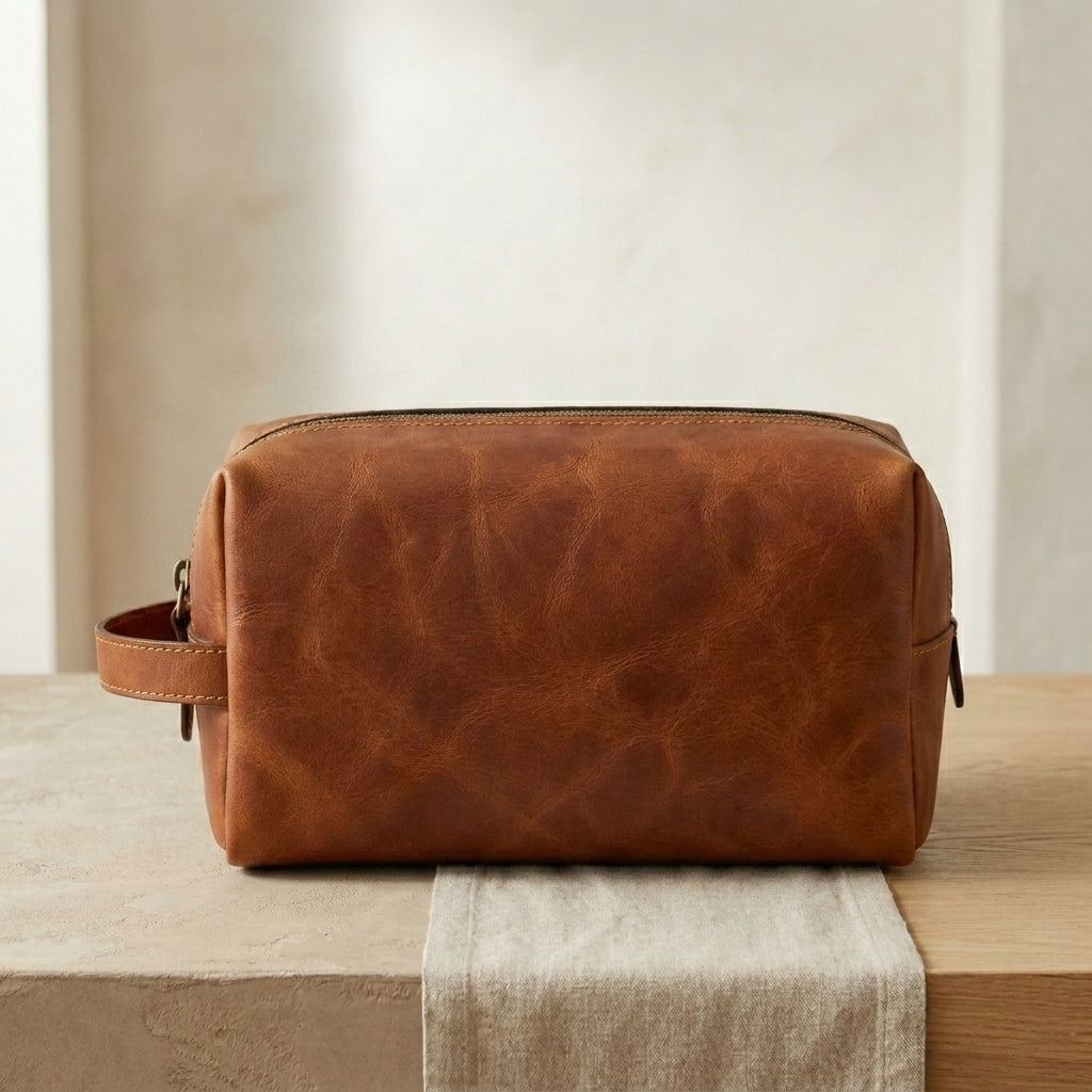Leather Dopp Kit