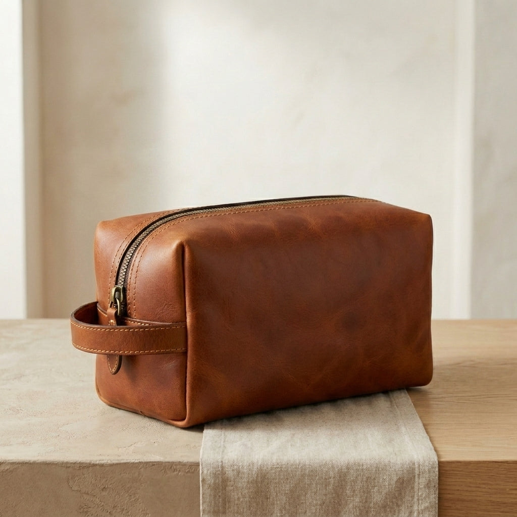 Leather Dopp Kit