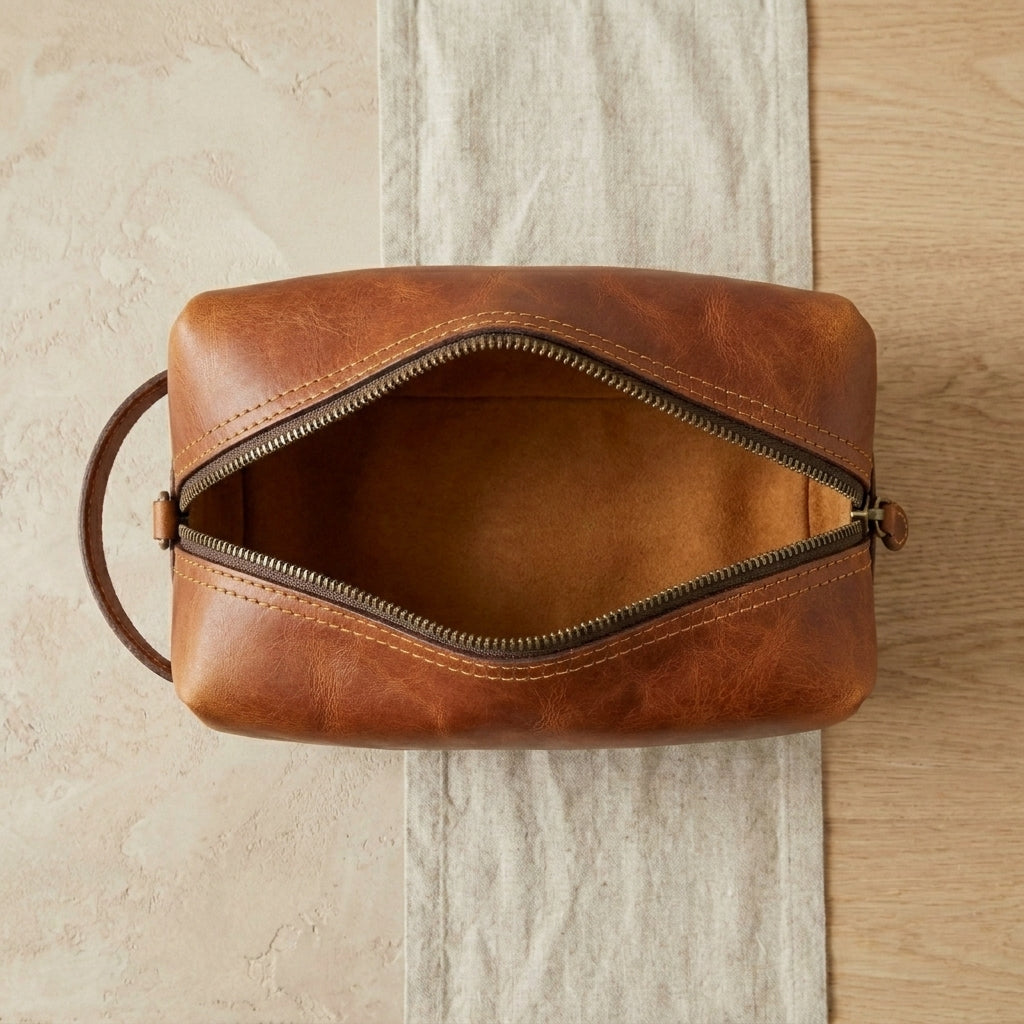 Leather Dopp Kit