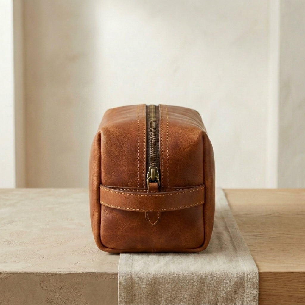 Leather Dopp Kit