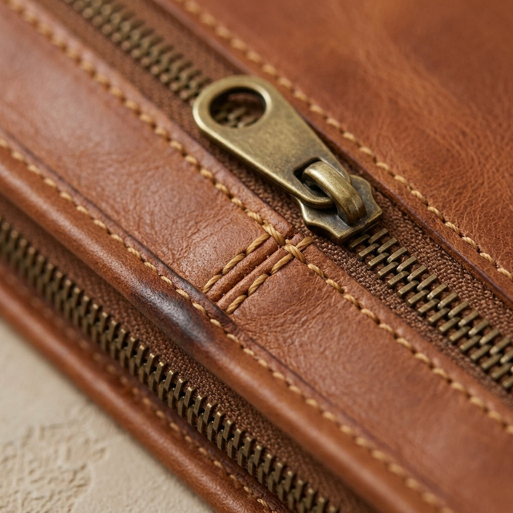 Leather Garment Holdall