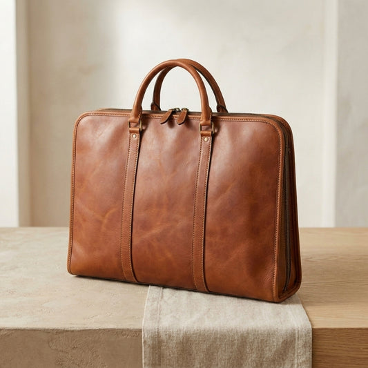 Leather Garment Holdall