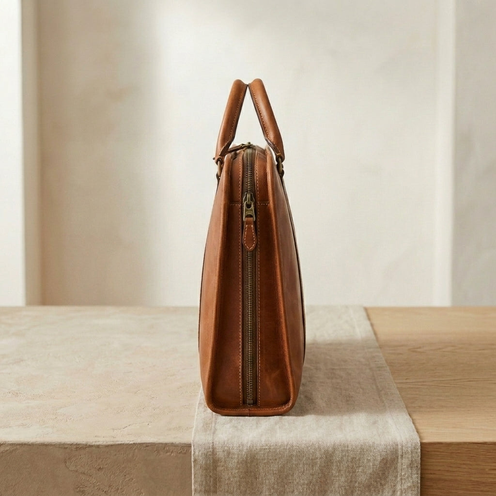 Leather Garment Holdall