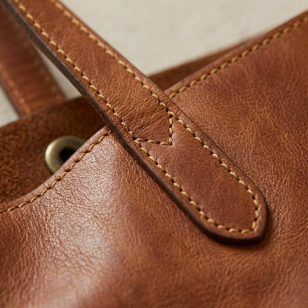 Soft Leather Slouch Tote
