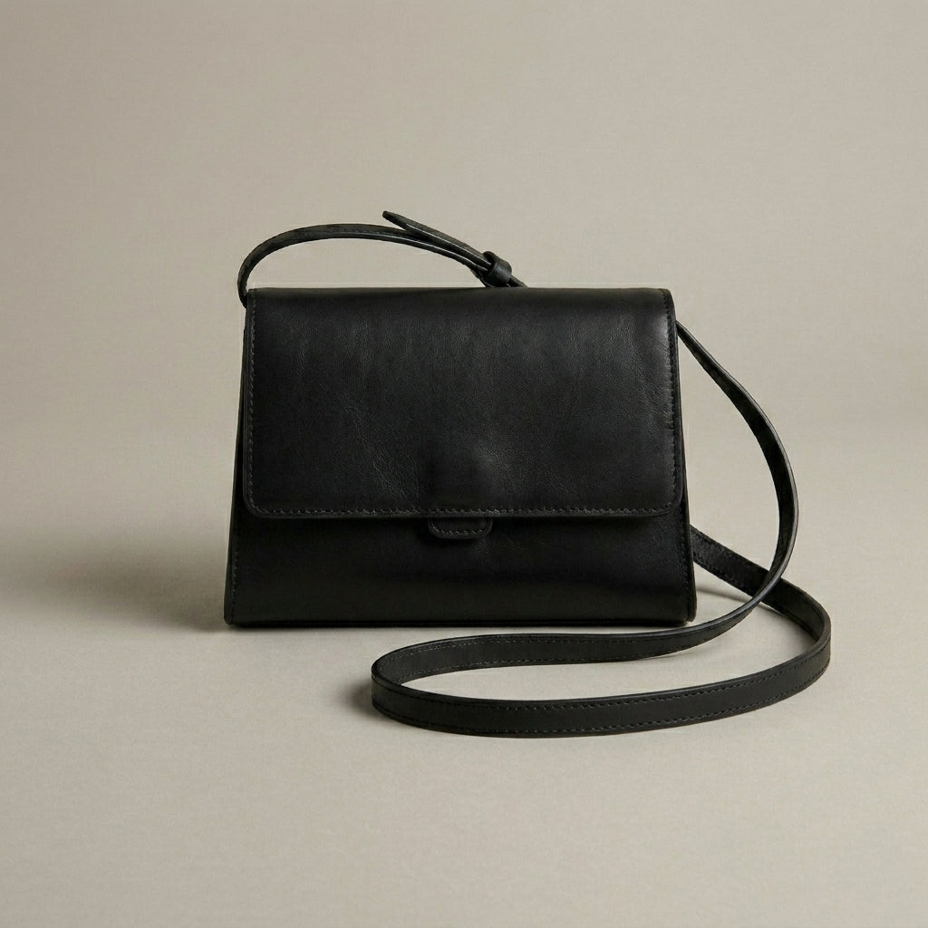 Structured Flap Crossbody