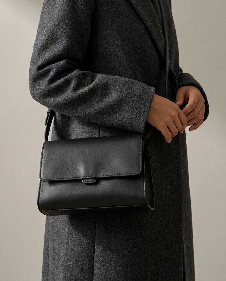 Structured Flap Crossbody