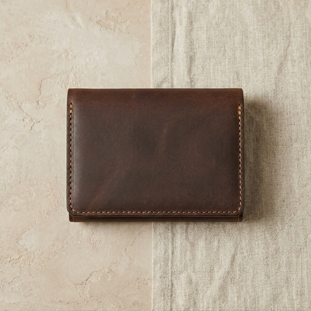 Classic Leather Trifold Wallet