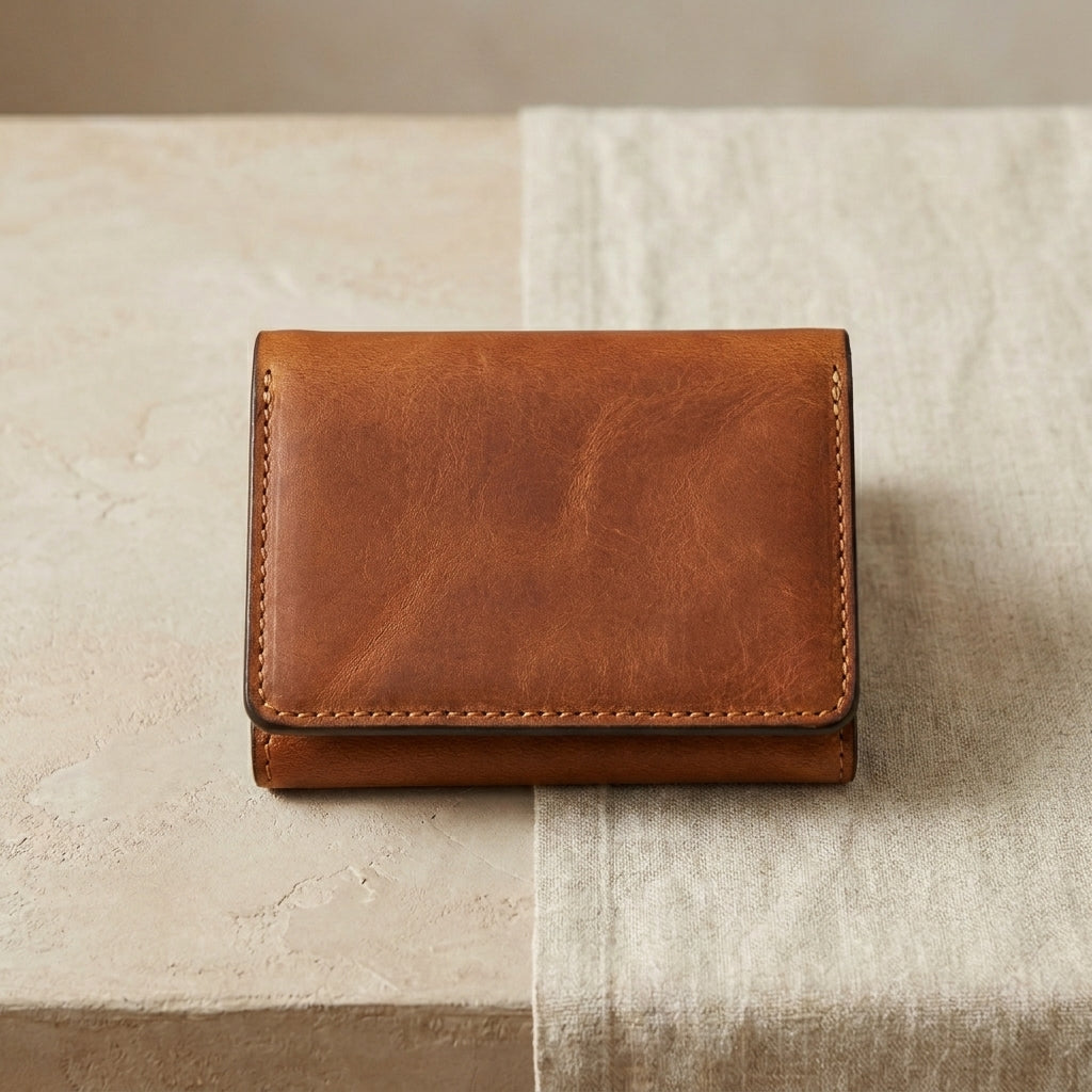 Classic Leather Trifold Wallet