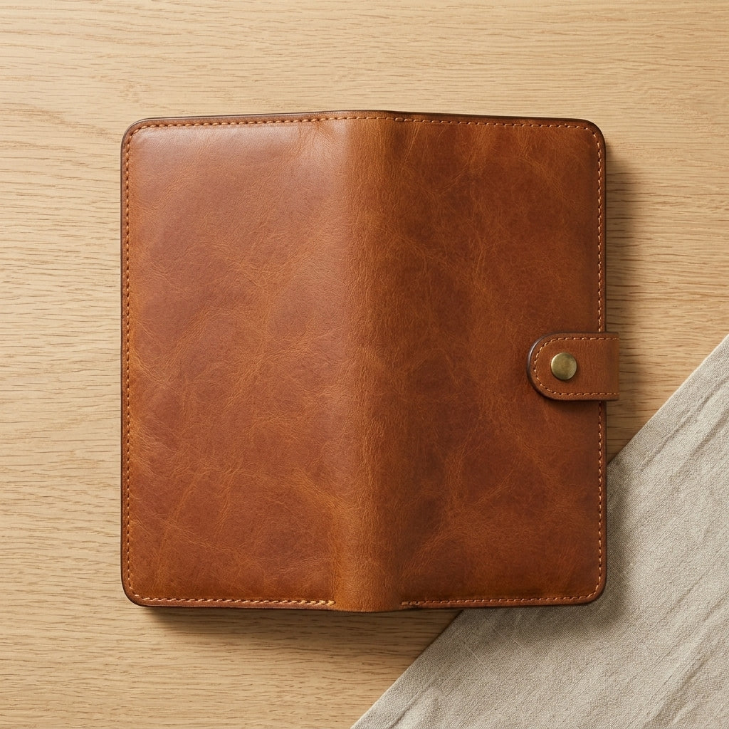 Long Leather Travel Wallet